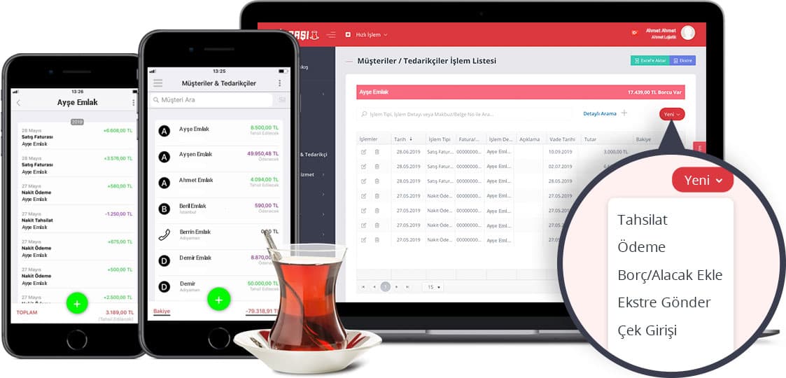 Online Cari Hesap Takip Programı